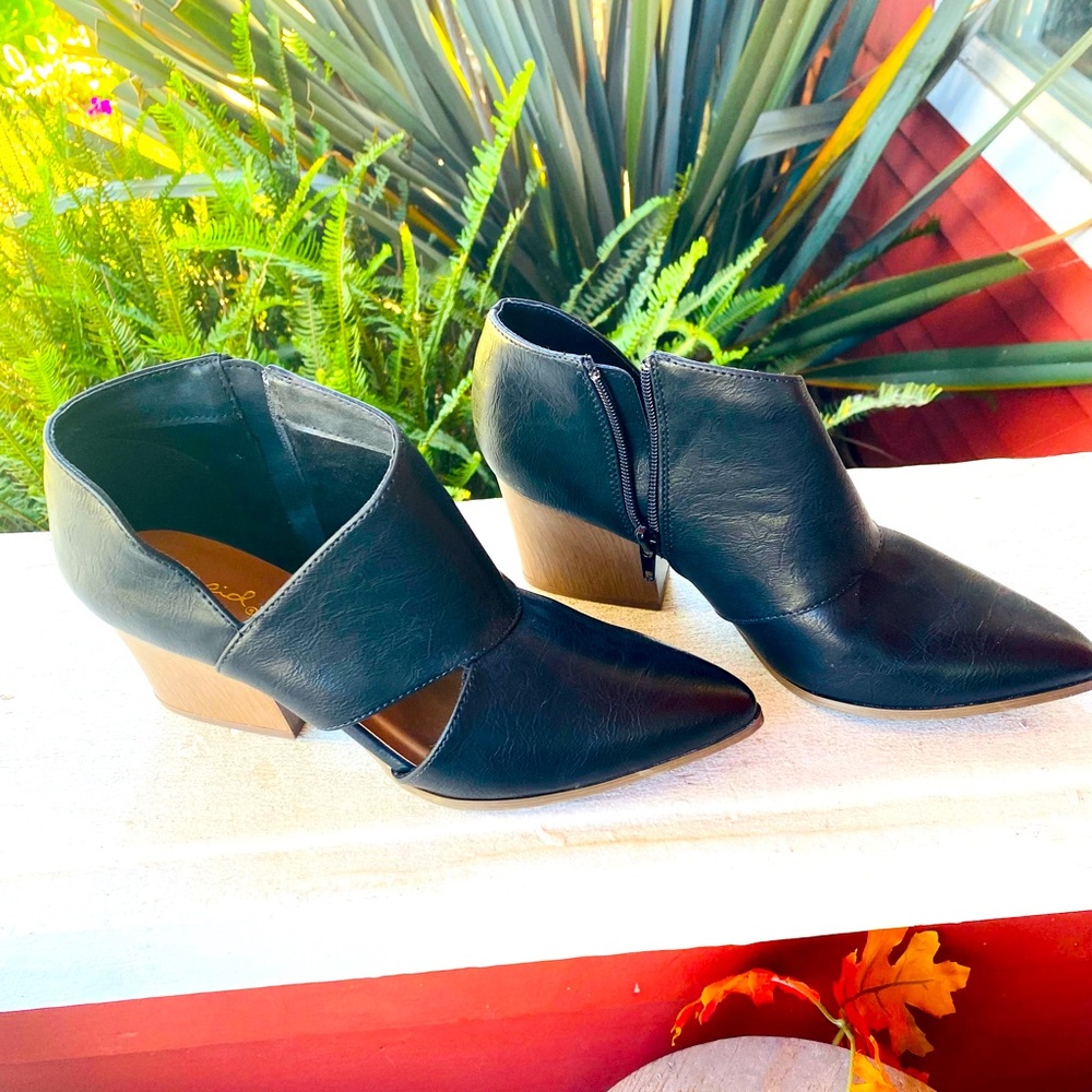 Black Ankle Booties- Boutique Purchased. New, never worn.